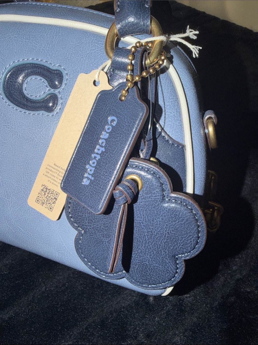 Coachtopia Bowler bag - navy blue - Picture 6 of 6